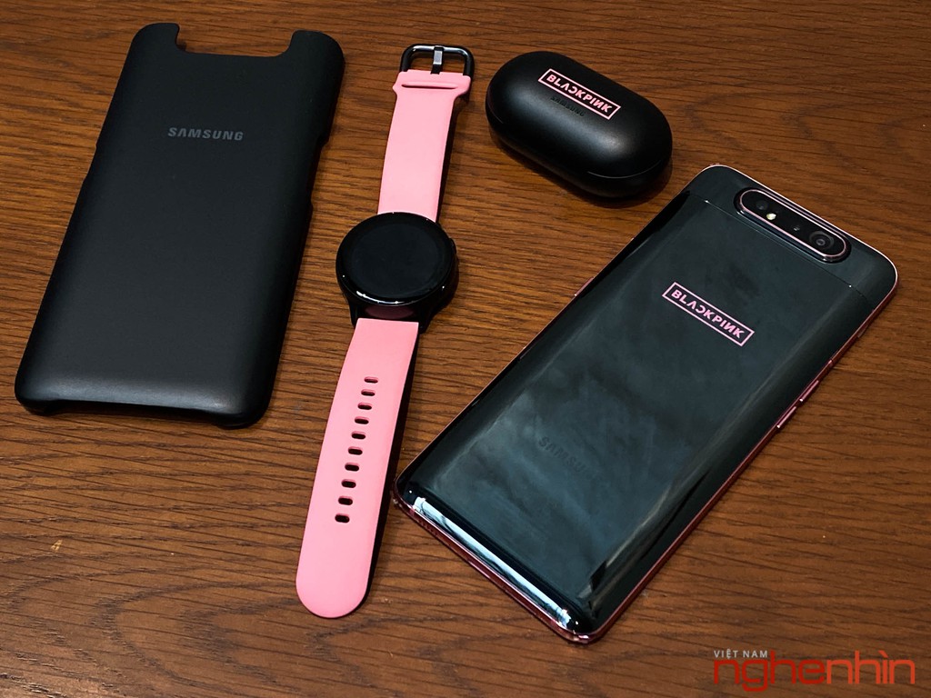 Đập hộp Galaxy A80 BlackPink Edition phiên bản giới hạn giá 23 triệu ảnh 8