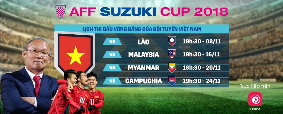 AFF Cup 2018 tối nay: Cuộc đấu nảy lửa giữa Việt Nam và Campuchia, Malaysia và Myanmar