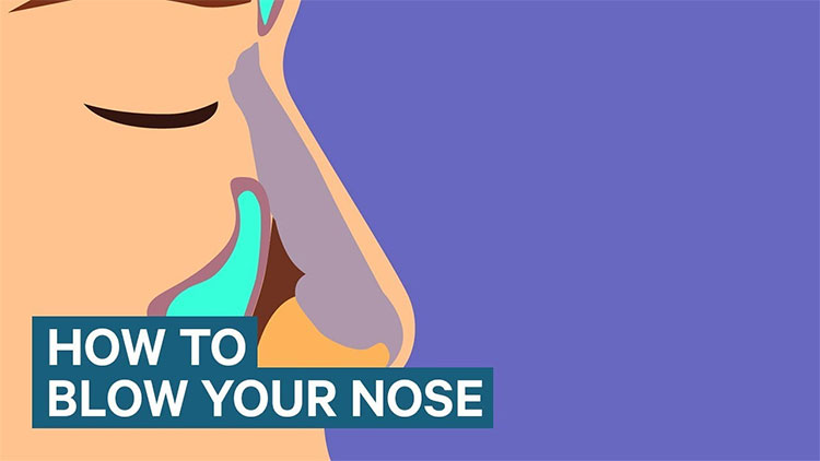 Nếu xì mũi không đúng cách có thể sẽ gây điếc tai.