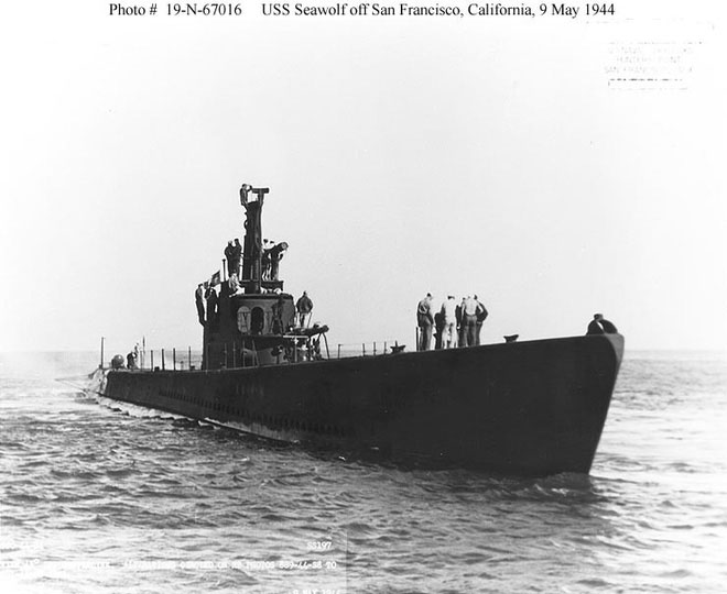 Tàu ngầm USS Seawolf.