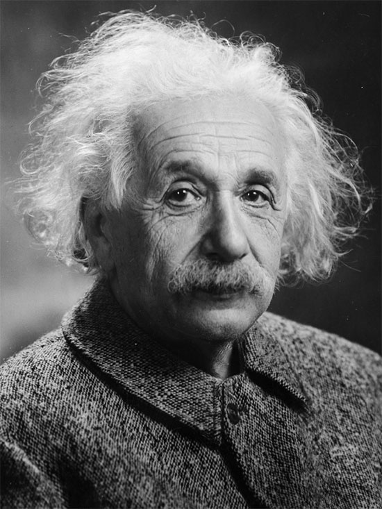 Thiên tài toán học Albert Einstein, người thay đổi hiểu biết của nhân loại về vật lý.