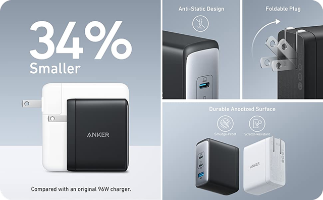 Anker mở bán sạc 100W, 3 cổng USB mà lại 