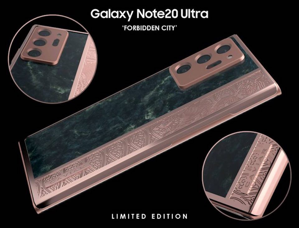 Caviar “chế tác” Galaxy Note20 Ultra bằng cẩm thạch và vàng, giá từ 5.700 USD ảnh 4