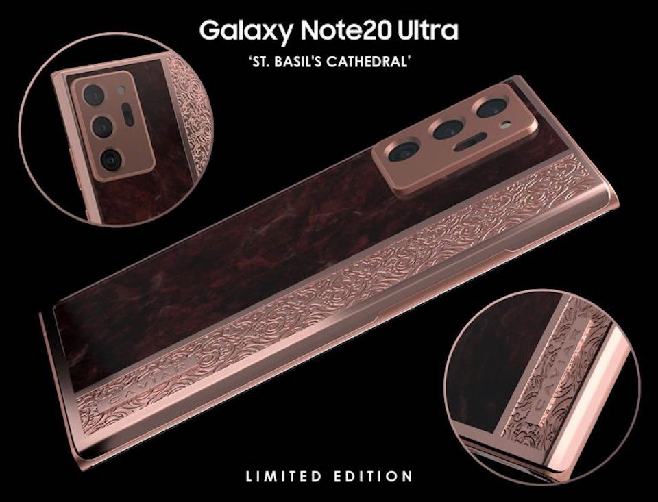 Caviar “chế tác” Galaxy Note20 Ultra bằng cẩm thạch và vàng, giá từ 5.700 USD ảnh 5