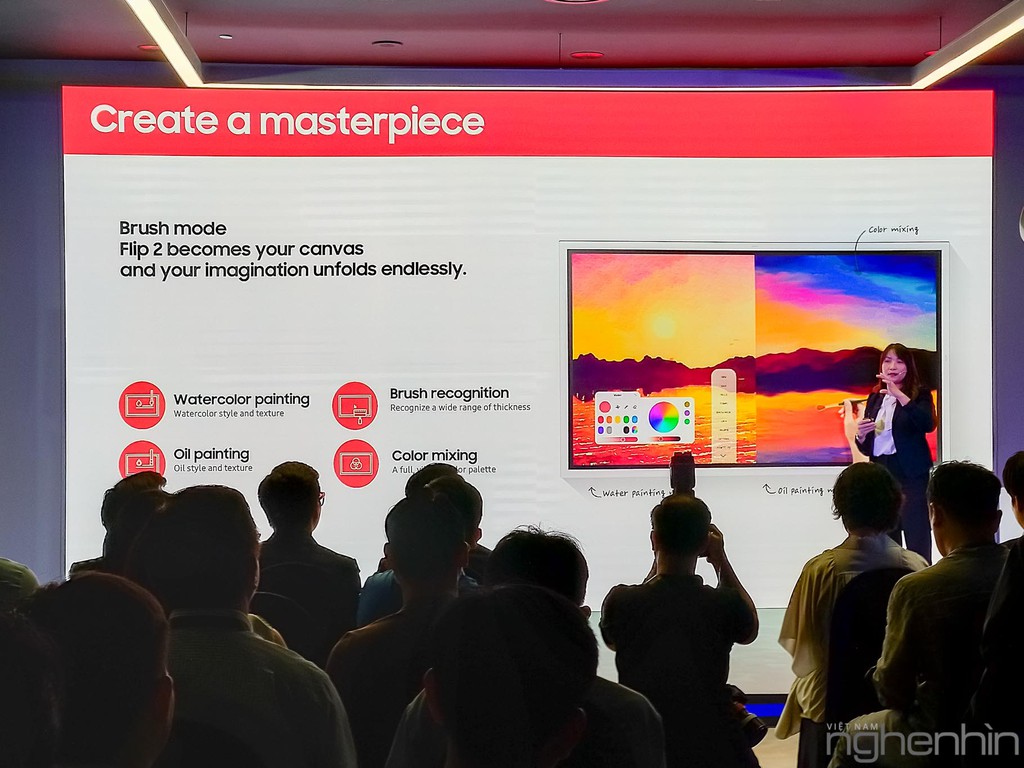 Samsung ra mắt bảng tương tác Flip 2: kết nối đa dạng, tương tác trực quan, giá từ 59 triệu ảnh 3