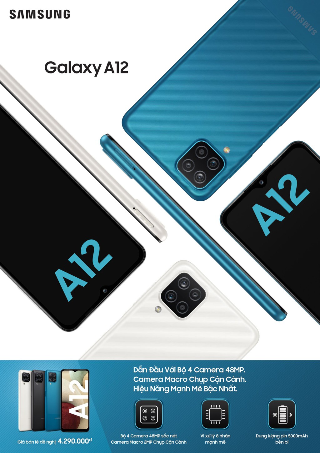 Samsung ra mắt Galaxy A12 và A02s 4 camera giá từ 3,2 triệu ảnh 1