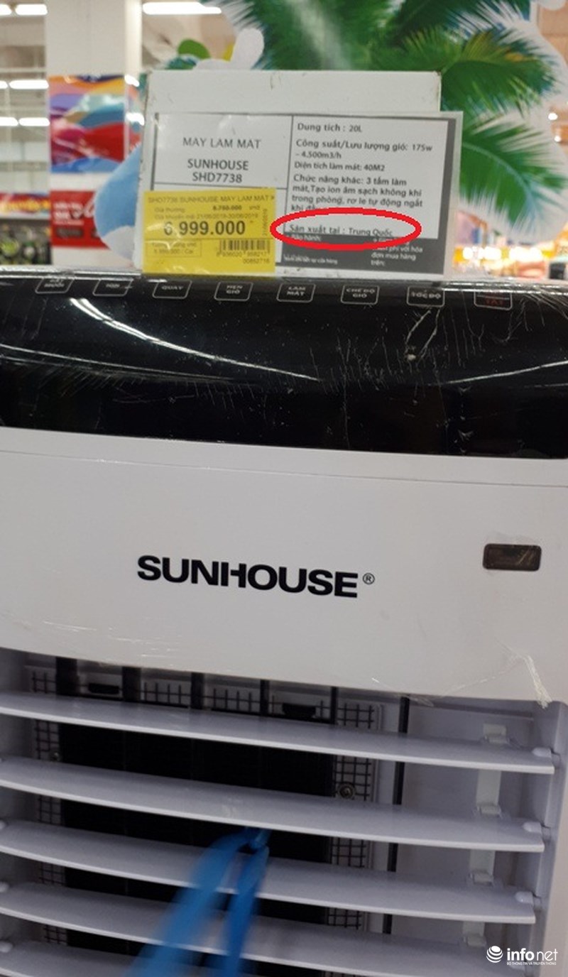 Xuất xứ TQ, thương hiệu Hàn Quốc, hàng VN chất lượng cao: Sunhouse của nước nào?
