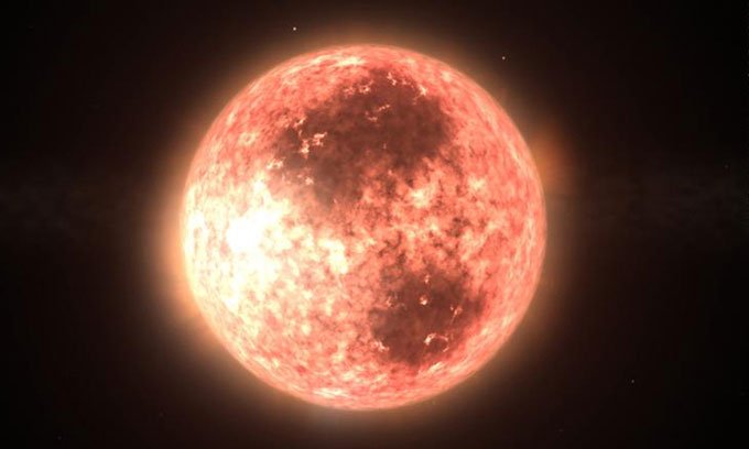 Đồ họa mô phỏng sao lùn đỏ AU Mic.
