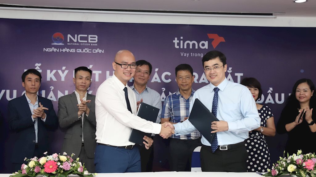 Tima và ngân hàng NCB hợp tác ra mắt dịch vụ quản lý tài khoản Người cho vay