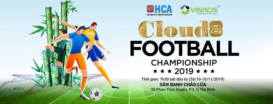 Cộng đồng điện toán đám mây tổ chức giải bóng đá Cloud8 Championship 2019