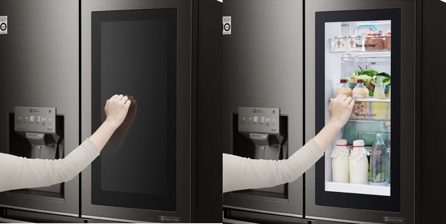 Tủ lạnh LG Instaview Door-in-Door giúp lưu trữ rau củ tươi ngon đến hàng tuần.