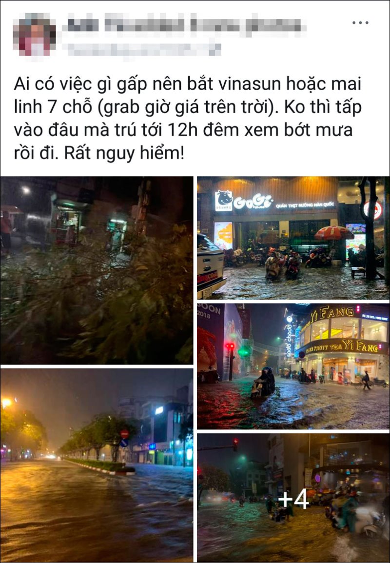 Người Sài Gòn phải ngủ khách sạn đêm qua vì bão số 9