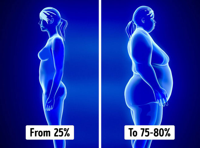 Rủi ro về béo phì sẽ được chia đều cho bộ gene của cả bố lẫn mẹ.