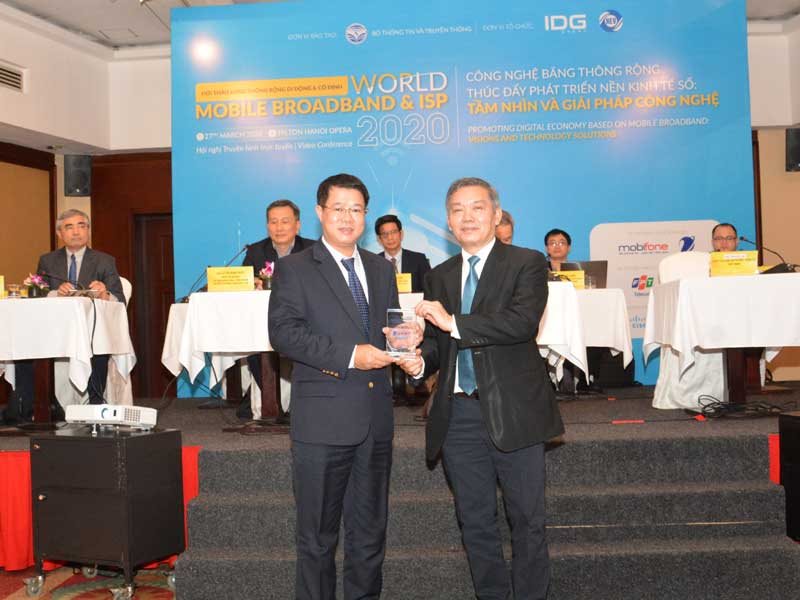 VNPT nhận giải Nhà mạng có chất lượng dịch vụ băng thông rộng cố định tốt nhất Việt Nam