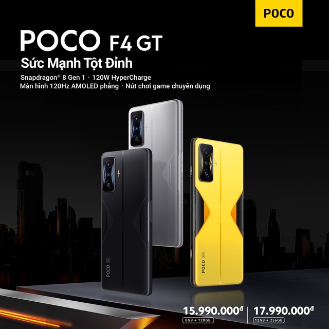 POCO F4 GT ra mắt: Snapdragon 8 Gen 1, màn hình AMOLED 120Hz, sạc nhanh 120W, giá 15.99 triệu đồng - Ảnh 2.