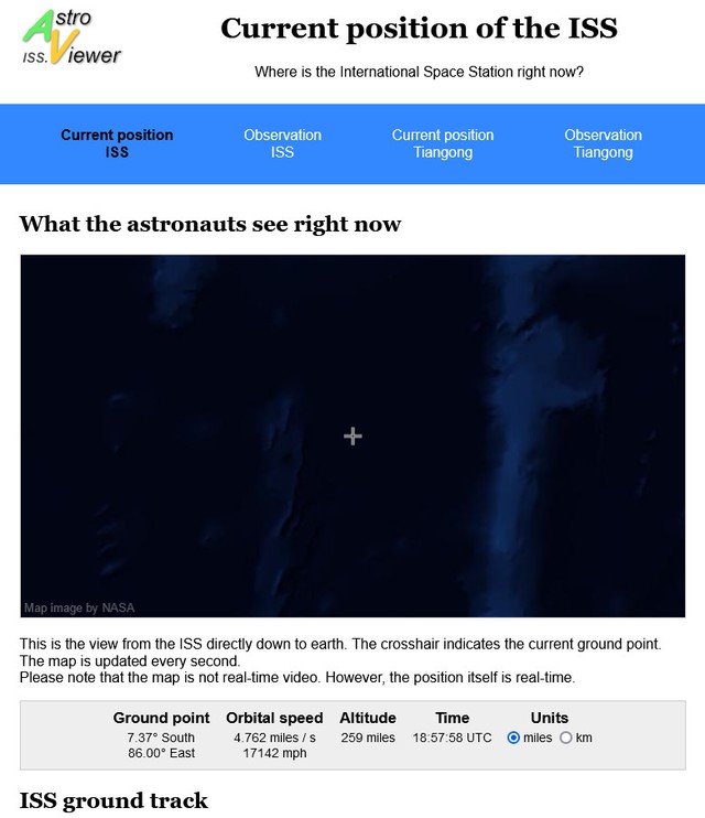 Xem trạm ISS hiện đang ở đâu chỉ bằng những trang web đơn giản này - Ảnh 3.