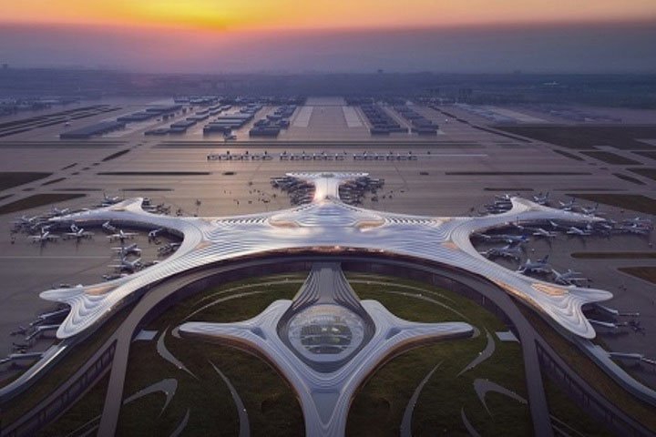 Thiết kế nhà ga thứ ba của sân bay Cáp Nhĩ Tân.
