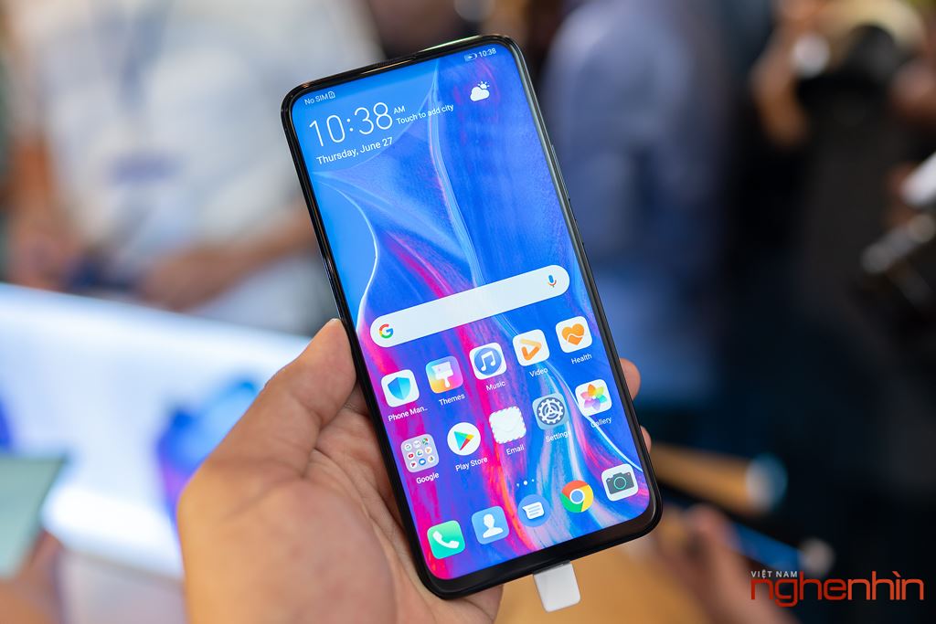 Trên tay Huawei Y9 Prime 2019: màn hình không viền, 3 camera sau, camera selfie pop up  ảnh 5