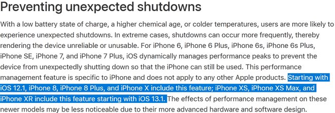 iPhone XS, XS Max và XR sẽ bị hạn chế hiệu năng khi nâng cấp lên iOS 13.1