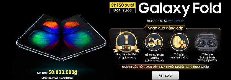 Sau 6 giờ mở bán, Samsung Galaxy Fold đã “cháy hàng” tại Việt Nam ảnh 2