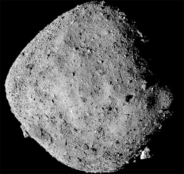 Bức ảnh thiên thạch Bennu được chụp vào ngày 2/12/2018.