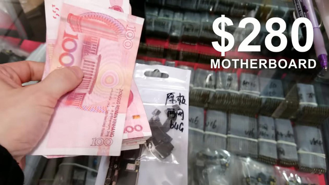 Anh chàng YouTuber tự chế một chiếc iPhone X quốc tế từ linh kiện Trung Quốc mua ngoài chợ, chi phí chỉ 500 USD - Ảnh 3.