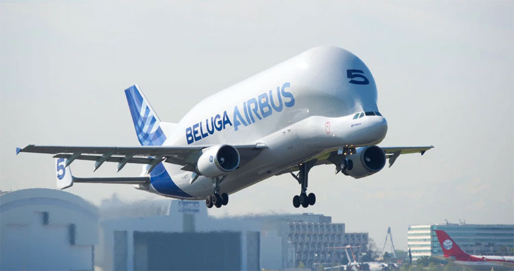 Hành trình vận chuyển các bộ phận của máy bay Airbus A380