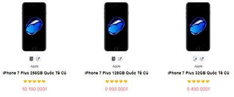 Bộ đôi iPhone 7 và 7 Plus giảm giá mạnh tại Việt Nam