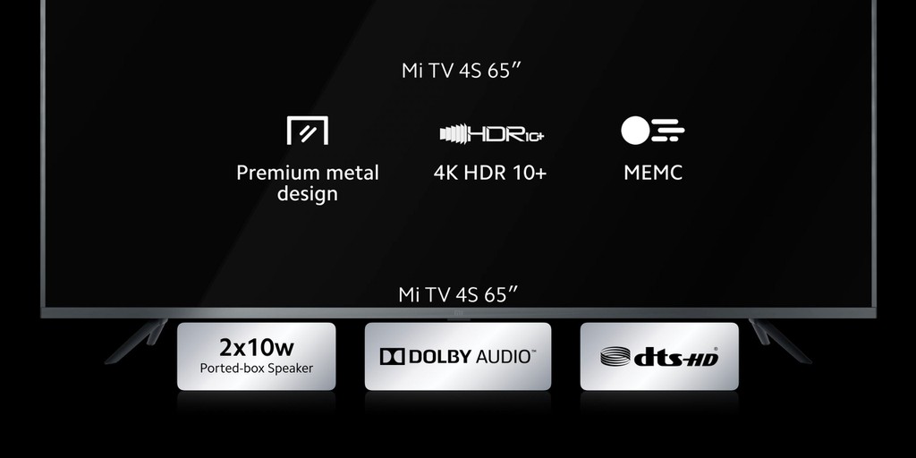 Xiaomi ra mắt Mi TV 4S: 65 inch, 4K HDR10+, giá 600 USD ảnh 4