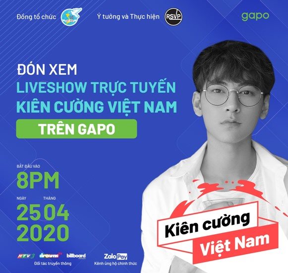 Gần 60,000 người theo dõi cùng lúc livestream Kiên cường Việt Nam trên mạng xã hội Gapo
