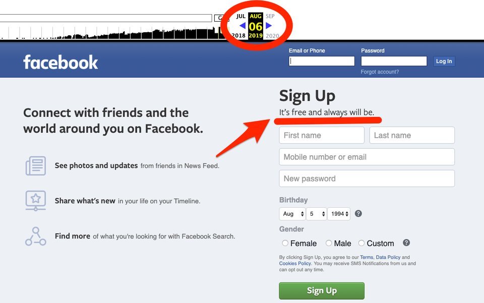 Facebook âm thầm thay đổi slogan, chỉ nhanh và tiện chứ không còn miễn phí