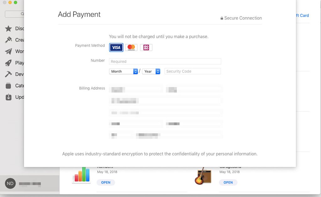 Đã có thể dùng MoMo thanh toán trên Apple App Store
