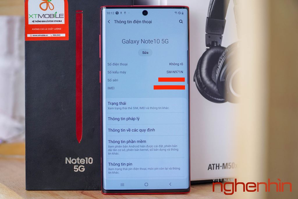 Trên tay Samsung Galaxy Note 10 5G Aura Red phiên bản giới hạn ảnh 7