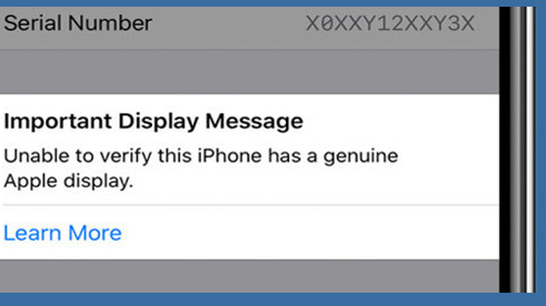Apple ngăn người dùng thay thế màn hình không chính hãng