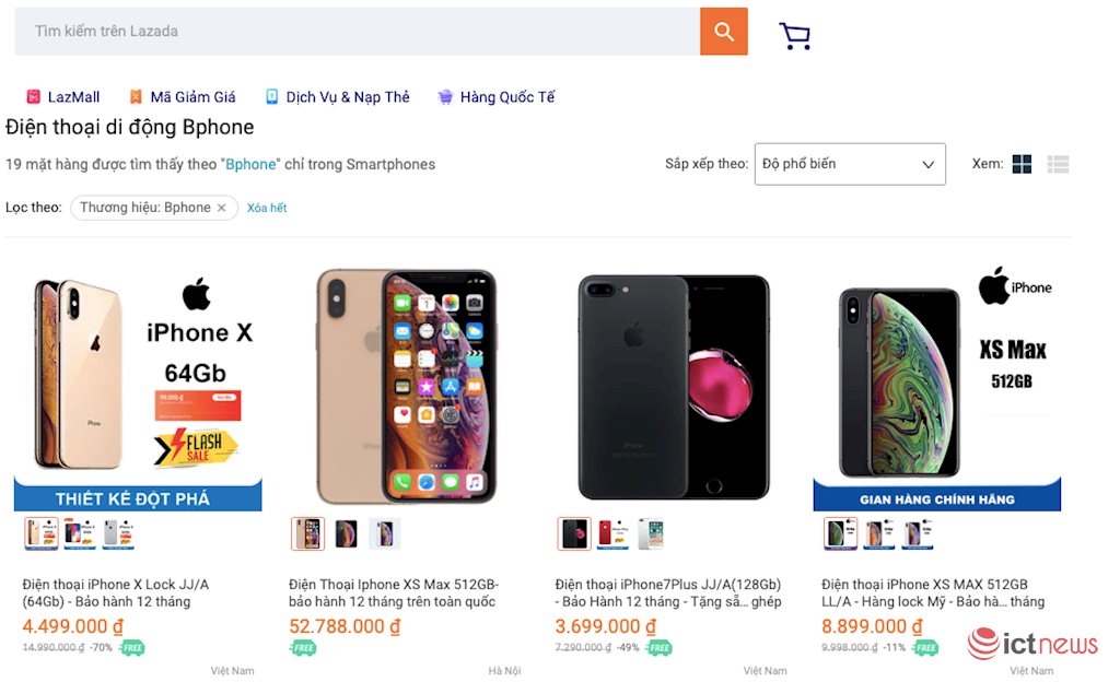 iPhone núp bóng… Bphone, bán giá trên trời dưới đất