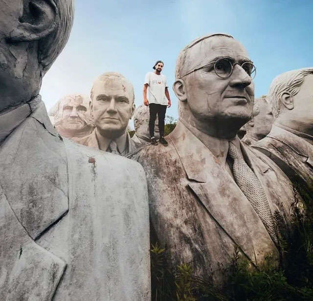 Bức tượng bán thân của các đời tổng thống Mỹ