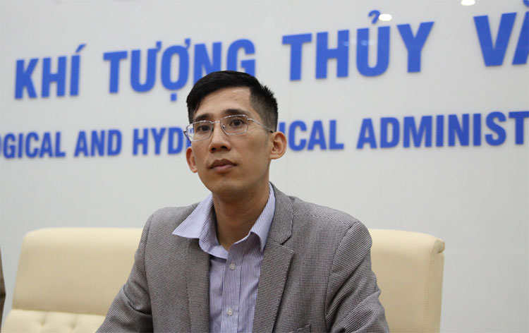 Ông Trần Quang Năng - Trưởng phòng Dự báo thời tiết – Trung tâm Dự báo Khí tượng Thủy văn Quốc gia.