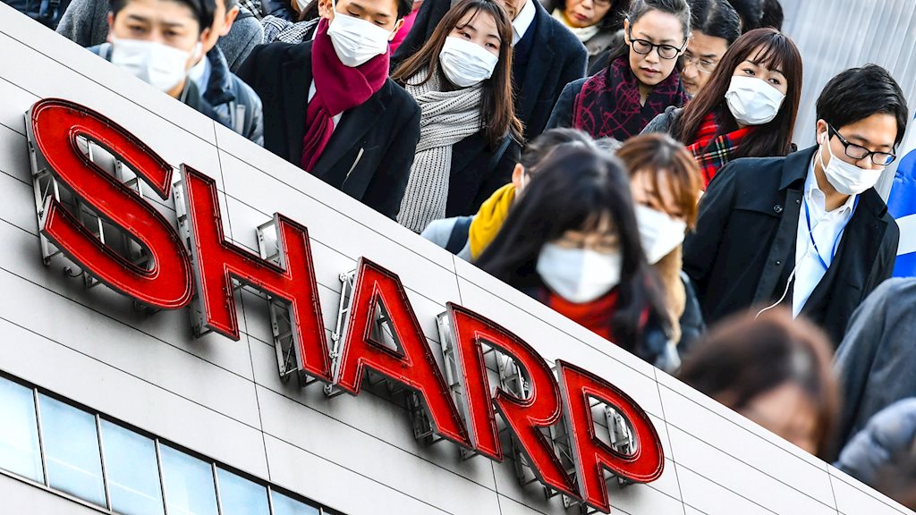Sharp sản xuất khẩu trang đáp lời kêu gọi của chính phủ Nhật Bản