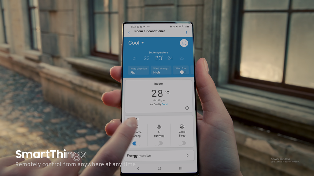 Galaxy Note 20 bị Samsung để lộ trong video TVC quảng cáo máy lạnh ảnh 1