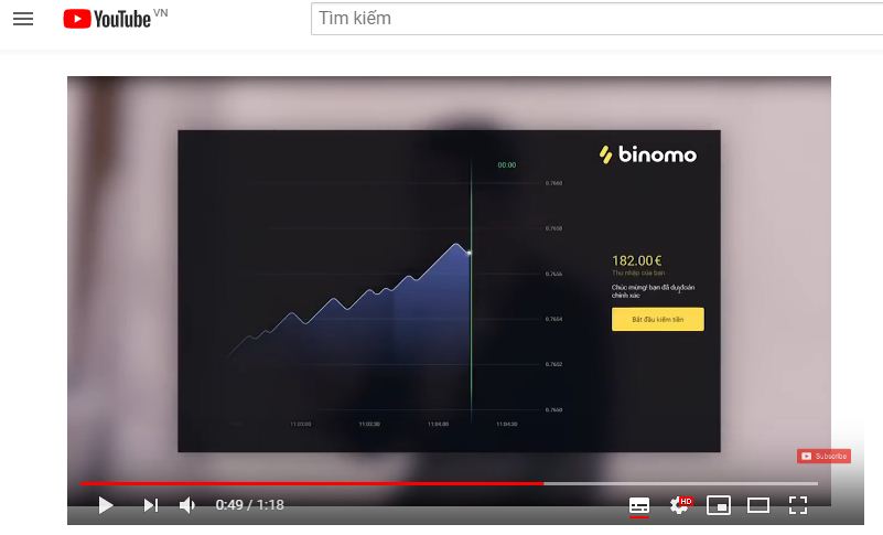 Bị Google cấm, quảng cáo của Binomo vẫn tràn lan trên Youtube