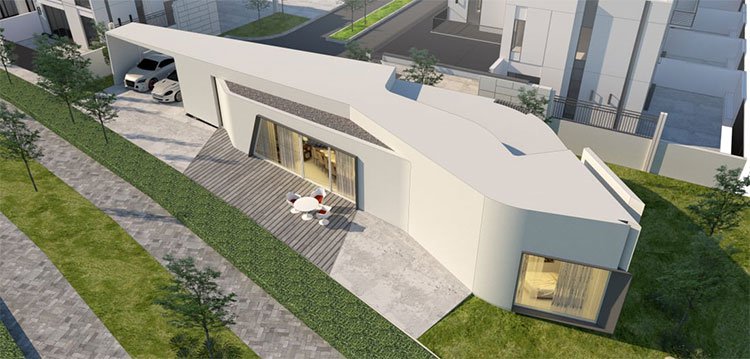 Dự án xây nhà bằng phương pháp in 3D thuộc khu phức hợp Arabian Ranches III ở Dubai.
