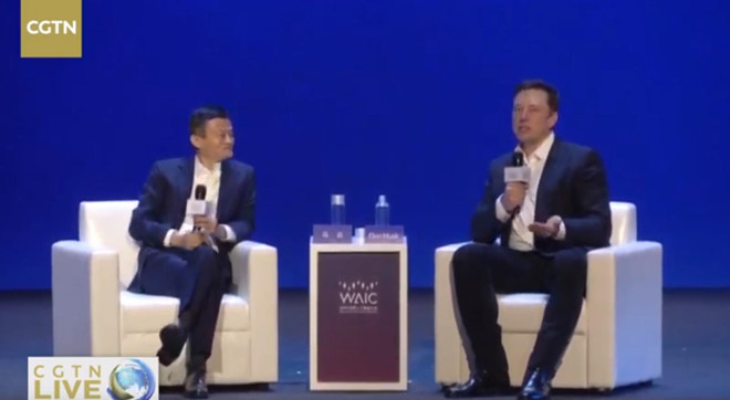 Elon Musk gap Jack Ma: Loai nguoi chi nhu con tinh tinh so voi AI hinh anh 1 