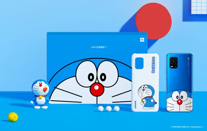 Mi 10 Youth Doraemon ra mắt: smartphone Mèo máy phiên bản kỷ niệm 50 năm ảnh 1