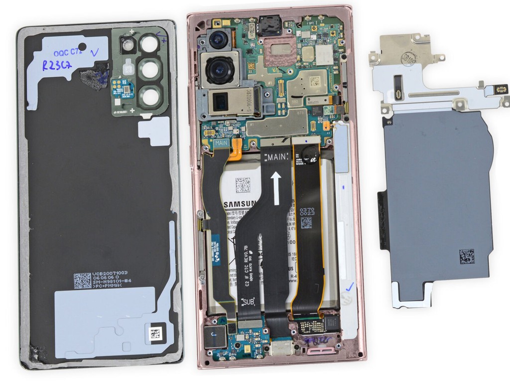 Mổ bụng Galaxy Note 20 Ultra: hai giải pháp làm mát khác nhau, khó sửa chữa ảnh 2