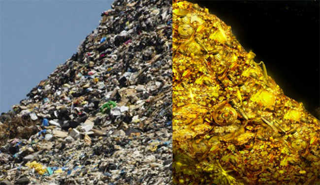 Cứ 1 tấn smartphone rác, người ta sẽ thu được khoảng 350 gam vàng.