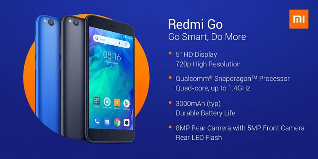 Redmi Go ra mắt: Snapdragon 425, pin 3.000mAh, chạy Android Go, giá 90 USD ảnh 1