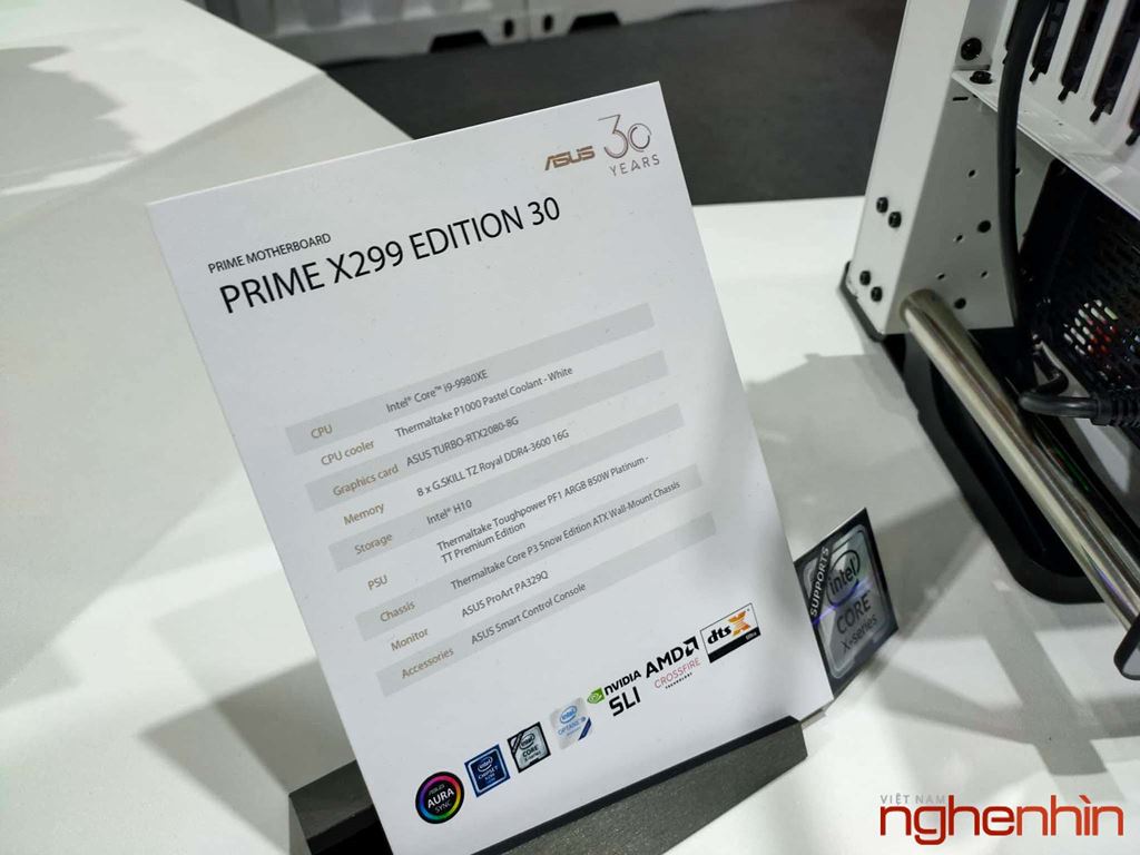 Asus công bố bo mạch chủ Prime X299 phiên bản kỉ niệm 30 năm ảnh 10