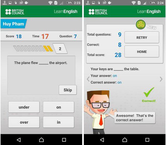 Những ứng dụng hữu ích giúp người dùng tự học tiếng Anh trên smartphone  1