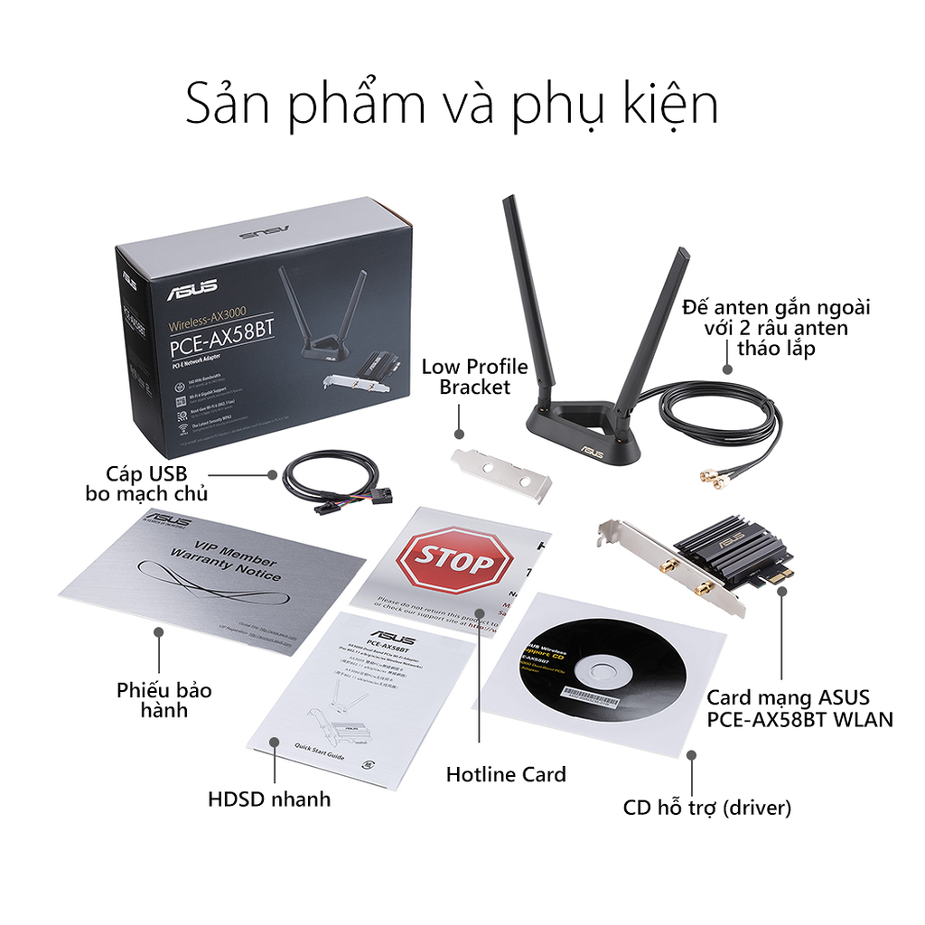 Asus công bố sản phẩm card mạng Wi-fi 6 PCE-AX58BT  ảnh 4