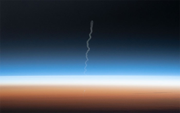 Bức ảnh này được chụp bởi phi hành gia Christina Koch từ ISS